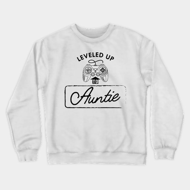 Auntie - Level up to auntie Crewneck Sweatshirt by KC Happy Shop